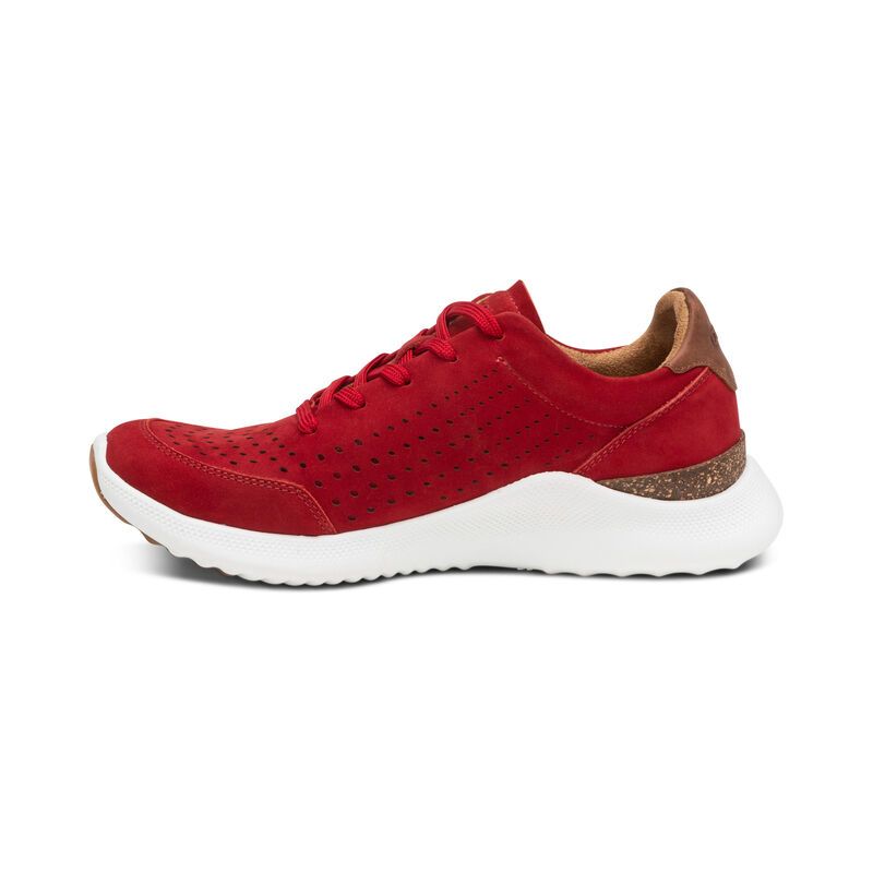 Aetrex | Women's Laura Arch Support Sneakers-Red